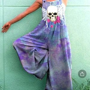 Punk skull jumpsuit